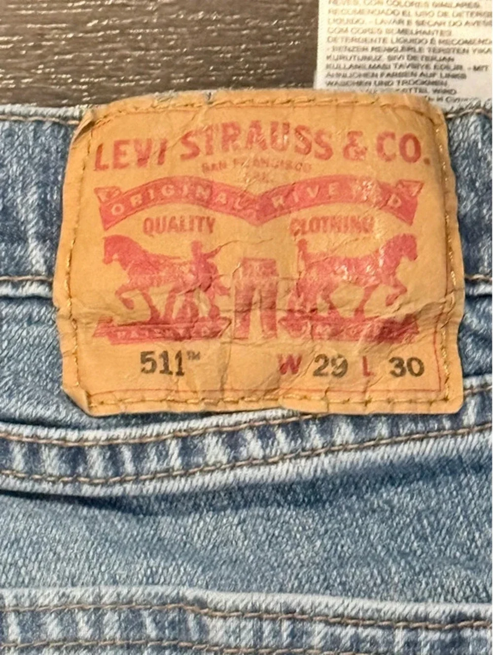 Levi’s 511 Slim Fit Jeans W29 L30 1095